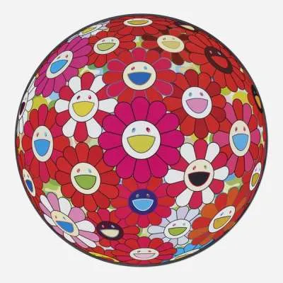 Flower Ball: Comprehending The 51st Dimension by Takashi Murakami