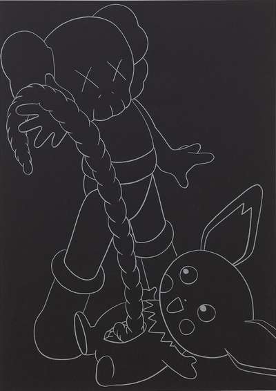 Companion Vs Pikachu by KAWS