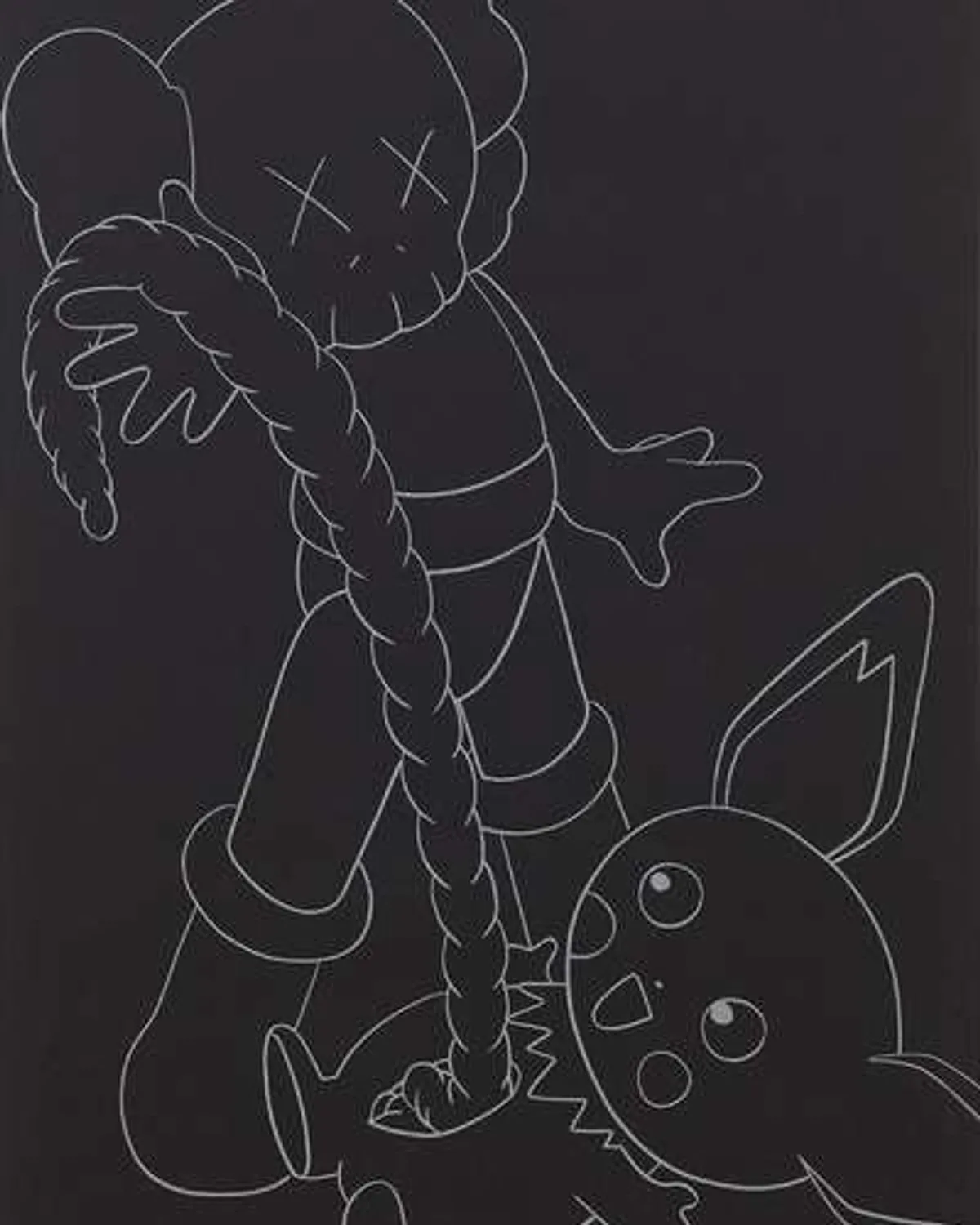 Companion Vs Pikachu by KAWS