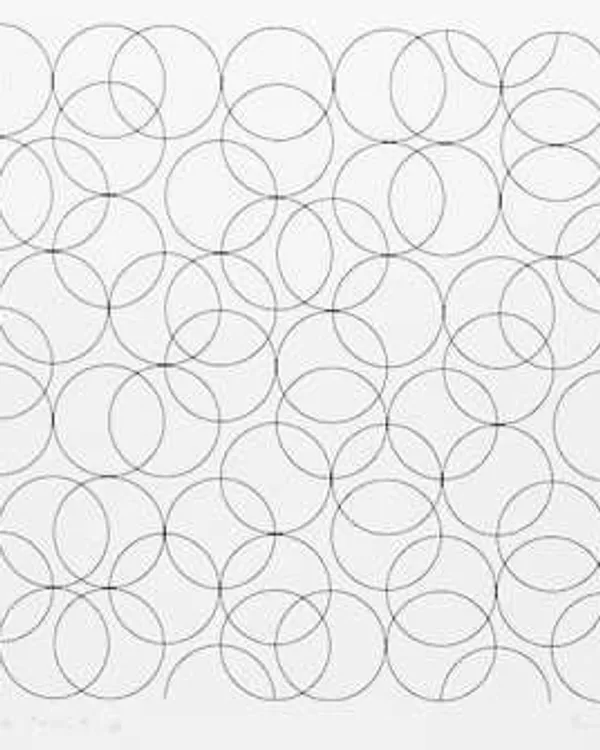 Composition With Circles 5 by Bridget Riley
