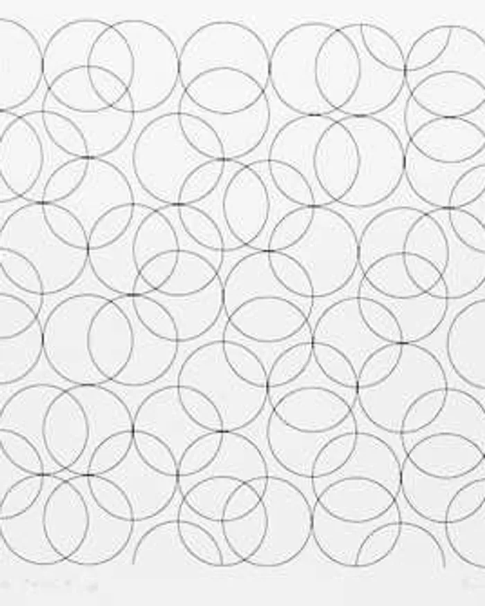 Composition With Circles 5 by Bridget Riley