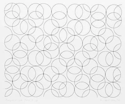 Composition With Circles 5 by Bridget Riley