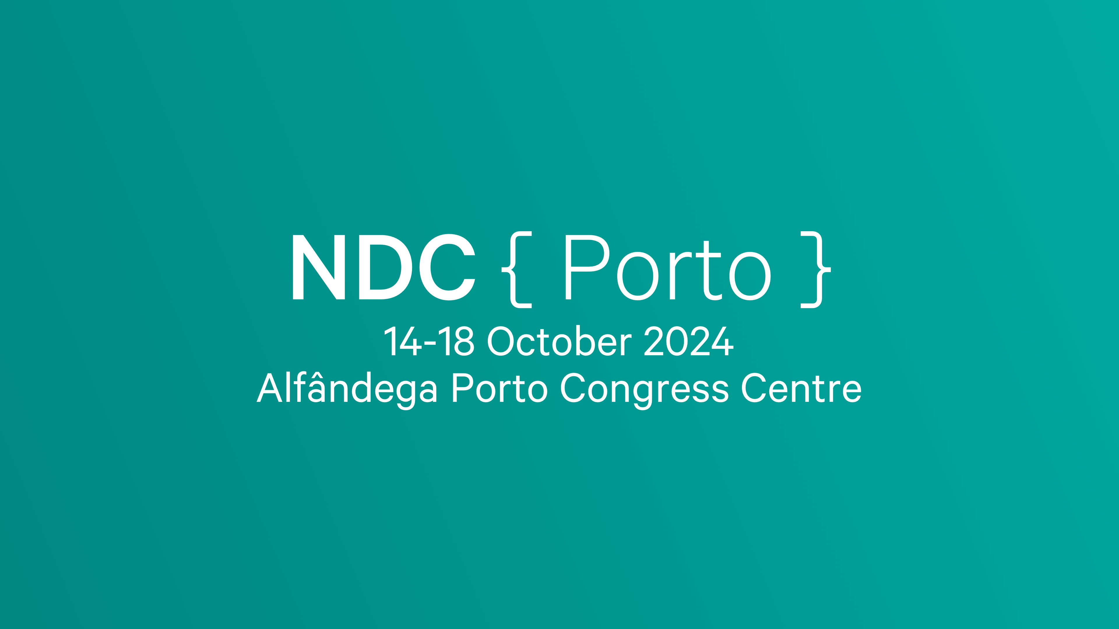 Ready go to ... https://ndcporto.com/ [ NDC Porto 2024 | Conference for Software Developers]