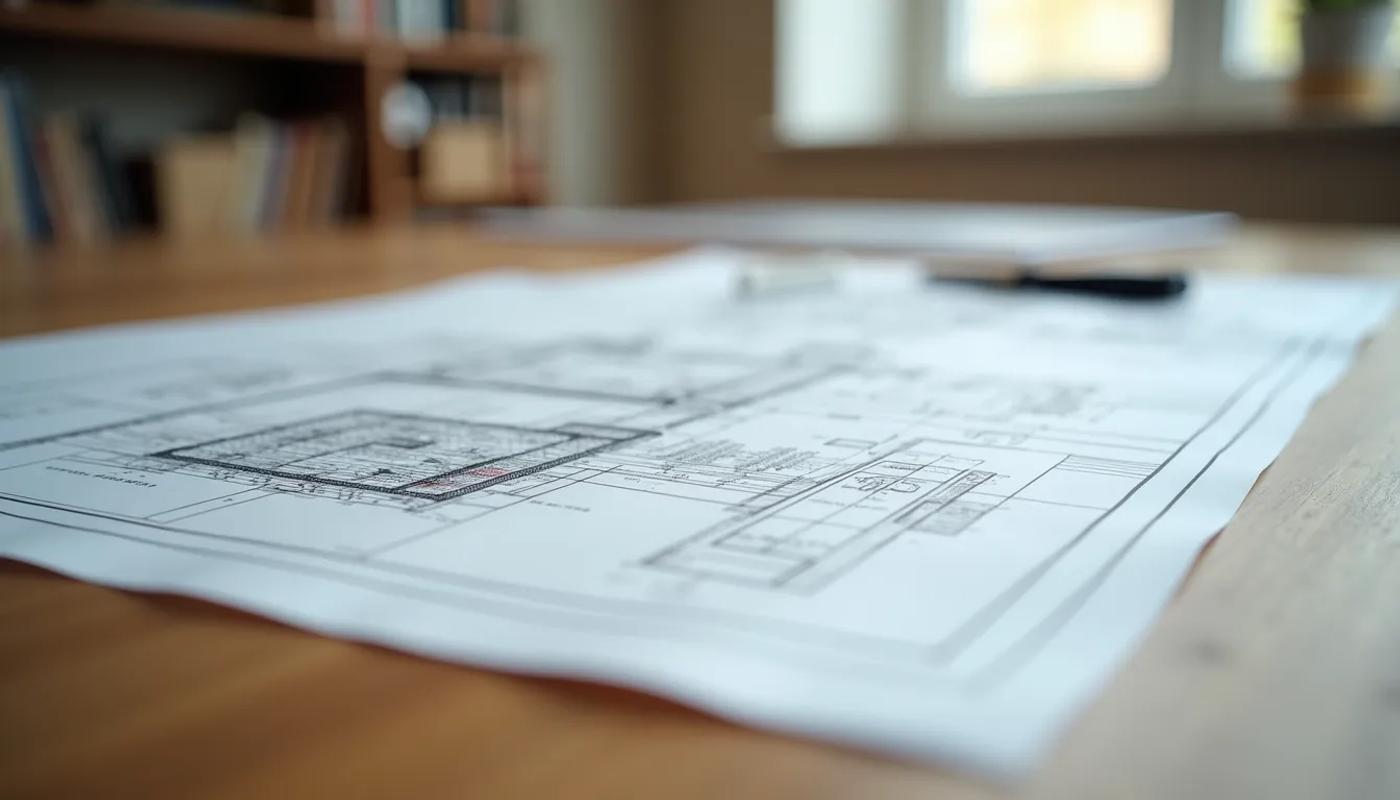 Blueprints for custom home design
