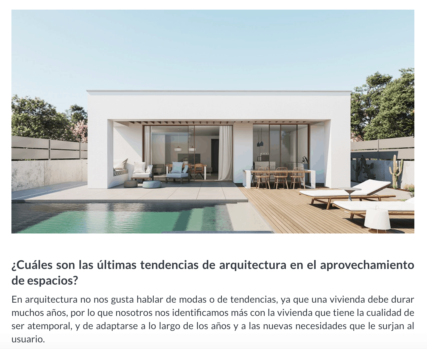 Talking architecture