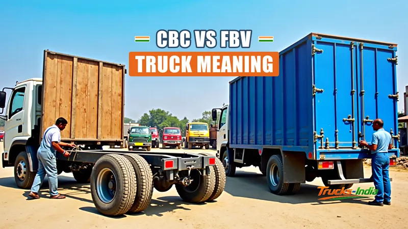 CBC Truck Meaning: CBC vs FBV vs Cowl Chassis, and What Each Price Includes