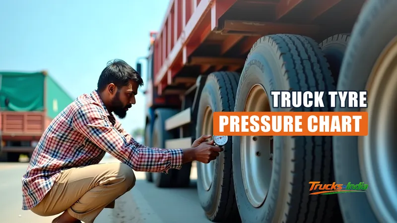 Truck Tyre Pressure Chart: PSI by Tyre Size and Load
