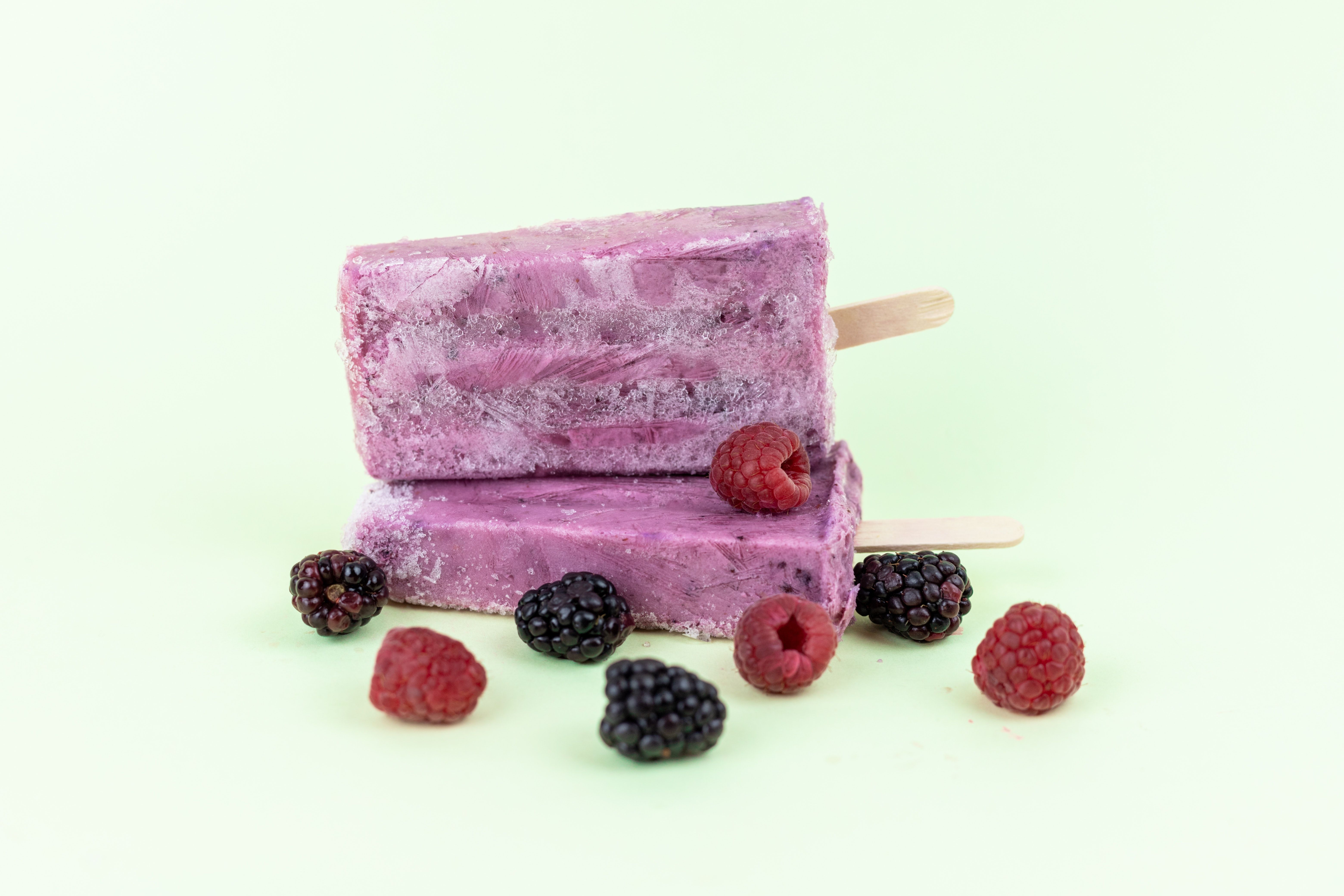 Mixed Berry Chia Popsicles