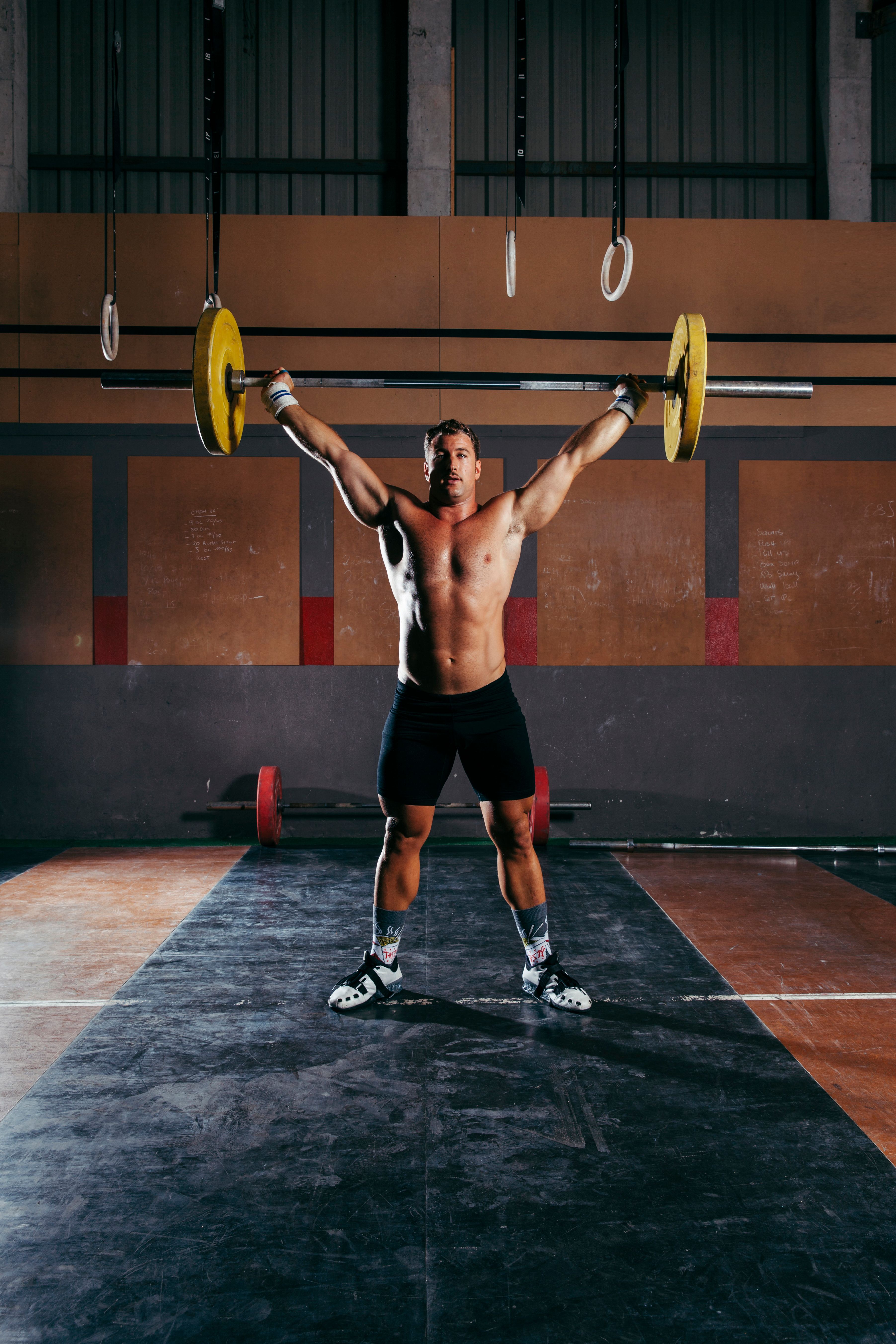Man doing workout