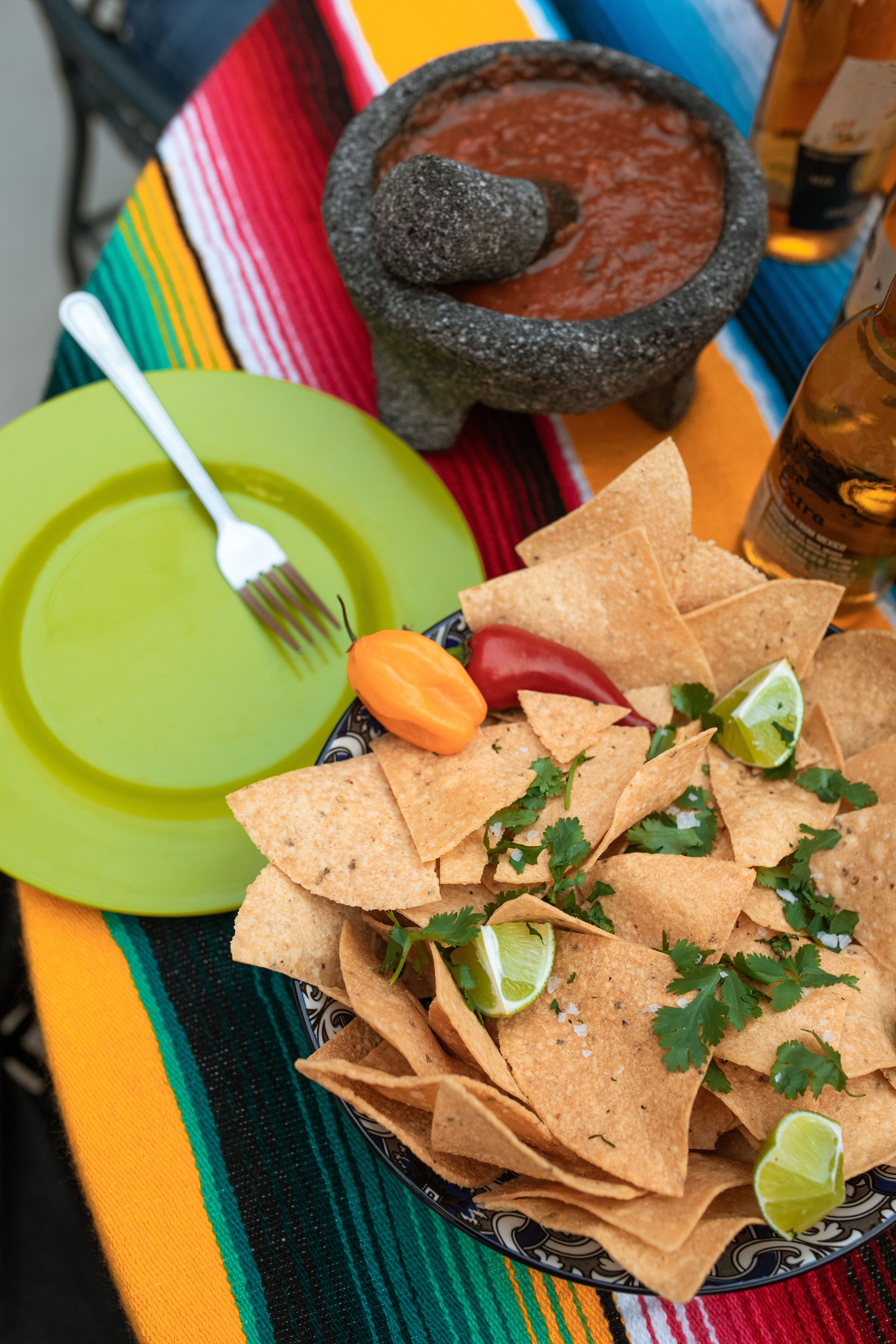 Crackers with Salsa