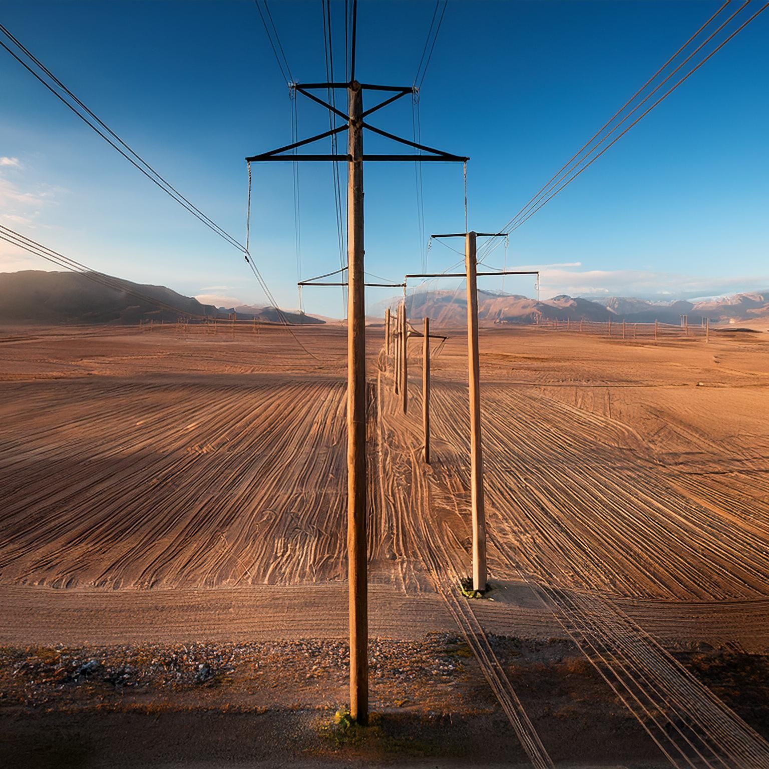Industrial Utility Poles Treated
