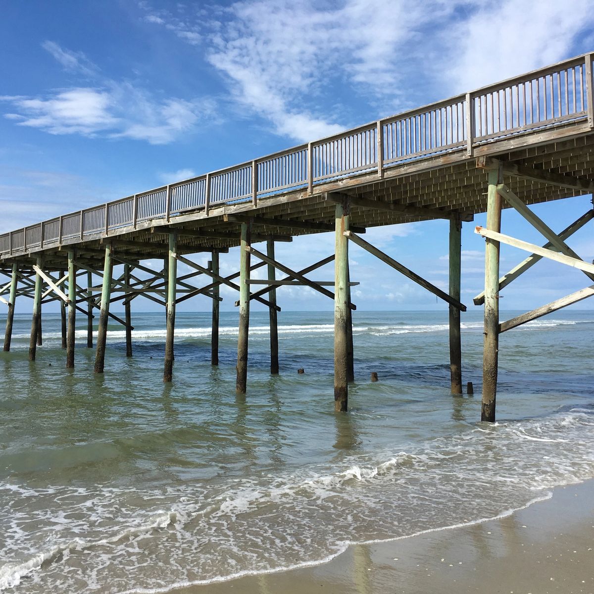 CCA Treated Wood exposed to water