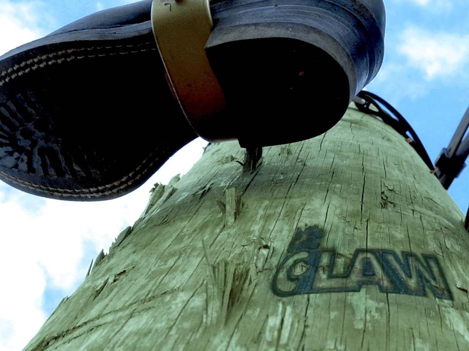 CLAW Climbing Enhancer Used on Pole