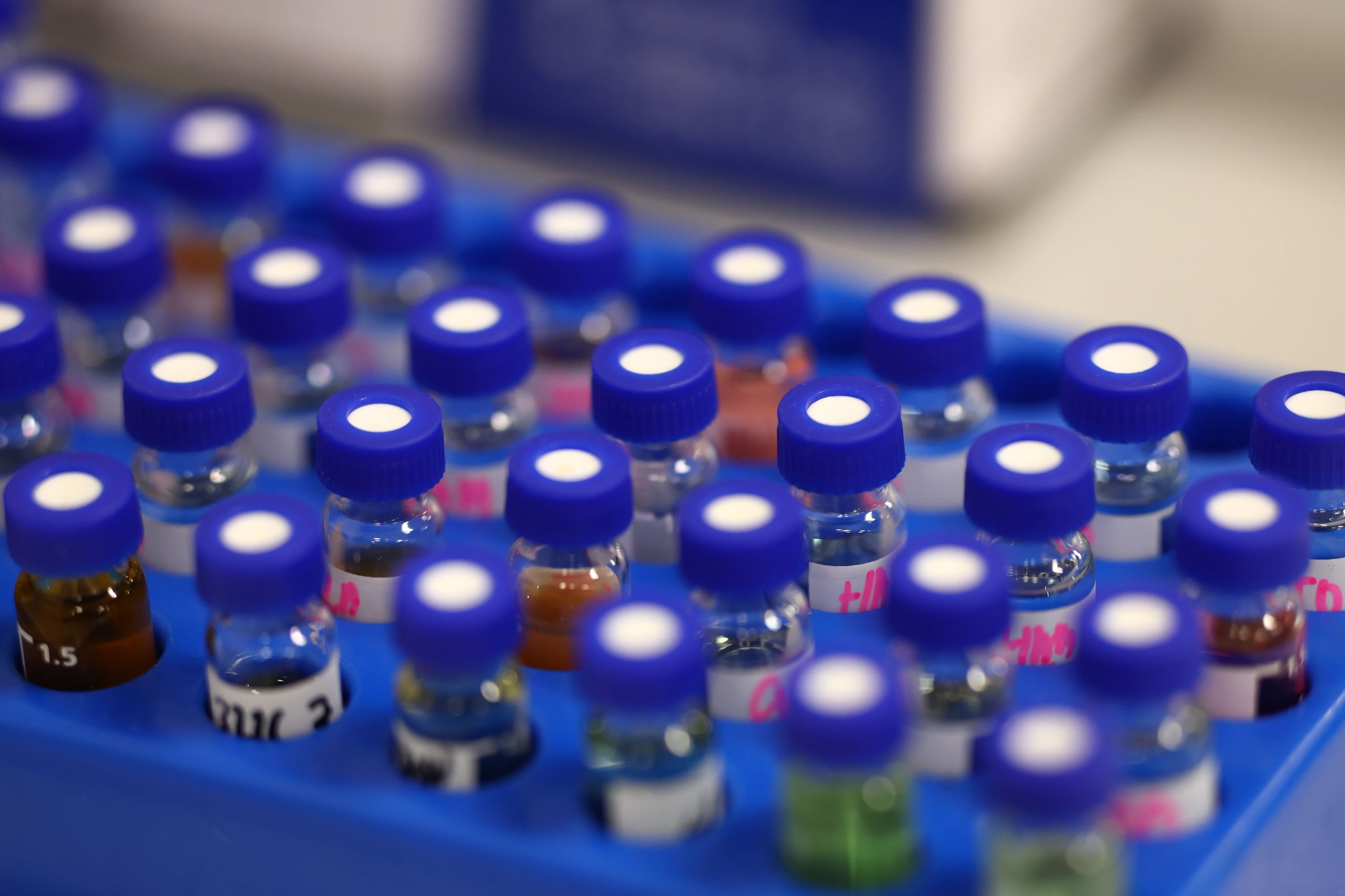 Koppers Performance Chemicals Vials of Solutions