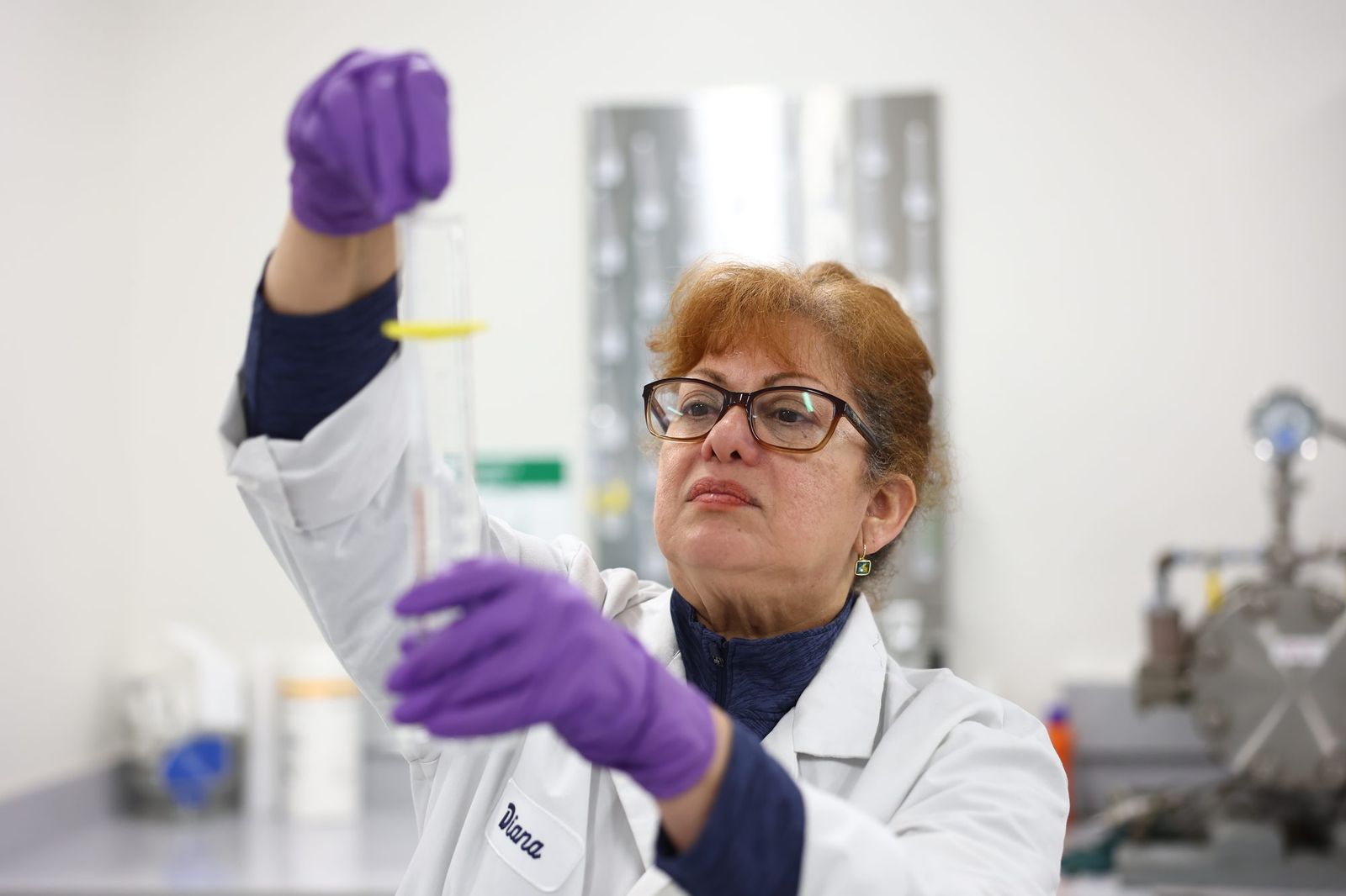 Koppers scientist at work in the Peachtree City laboratory