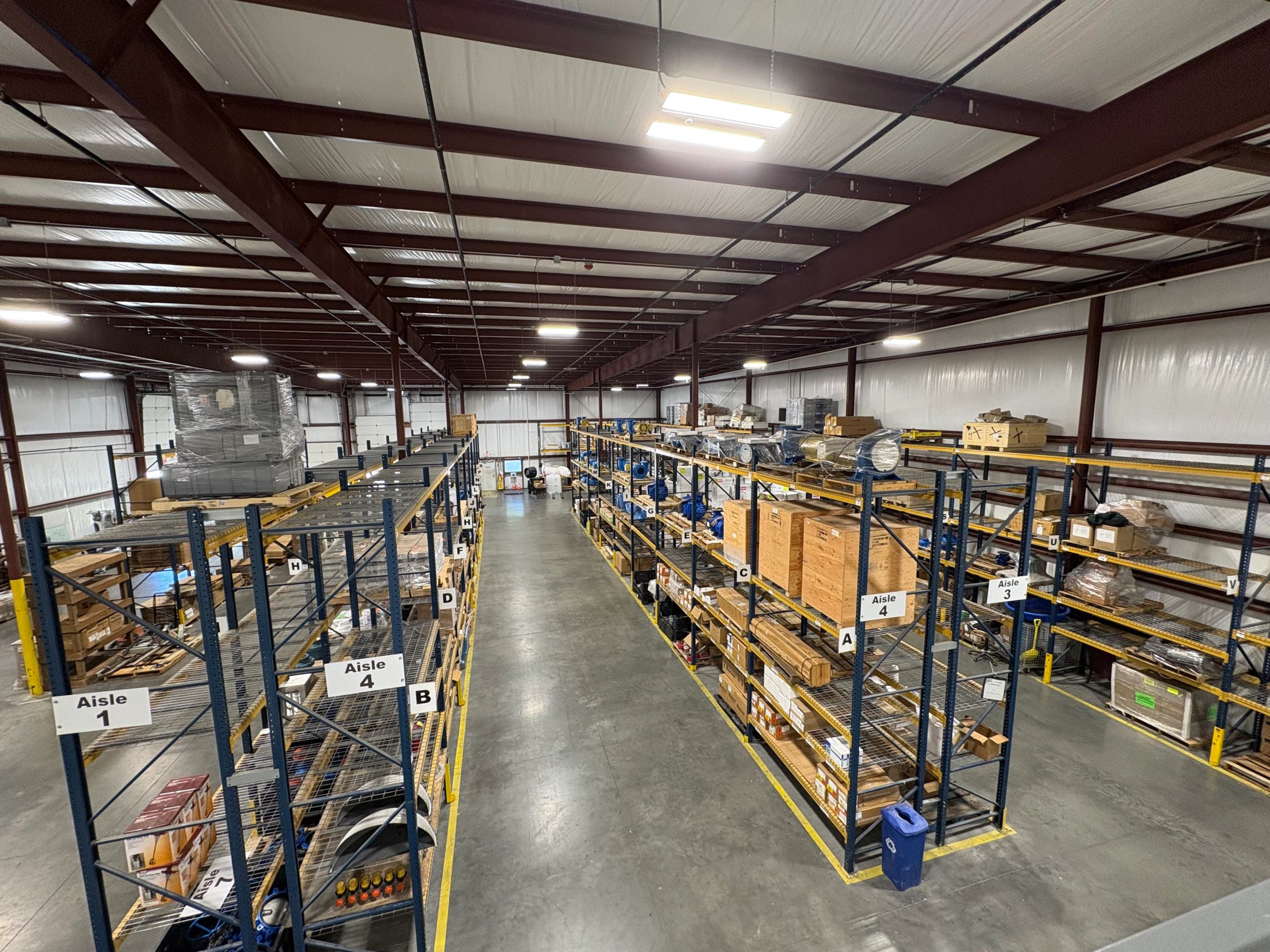 Stocked Parts Warehouse