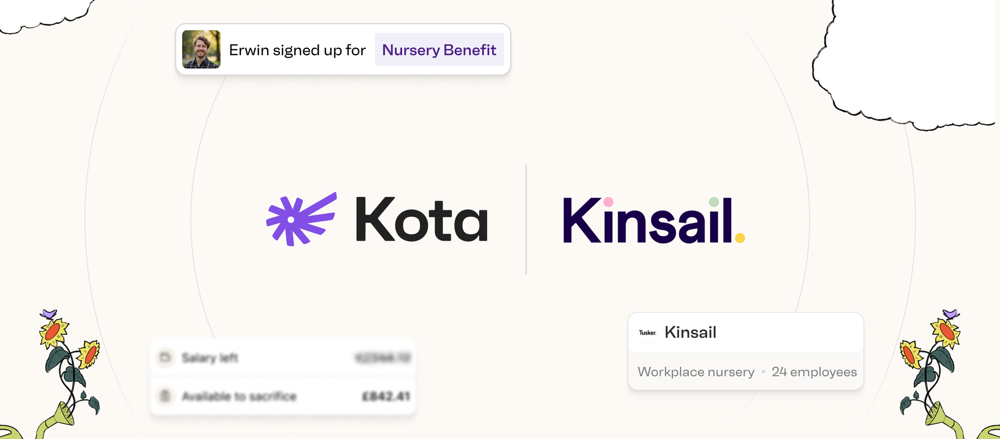Workplace nursery benefits, now available through Kota and Kinsail