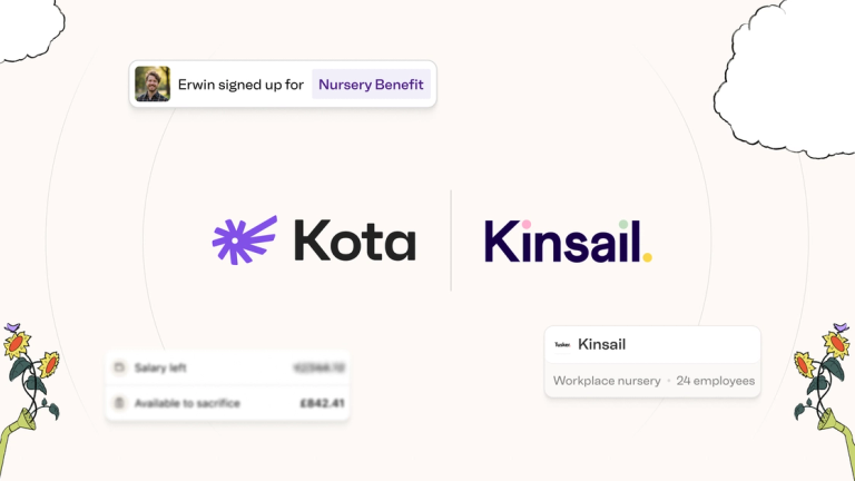 Workplace nursery benefits, now available through Kota and Kinsail