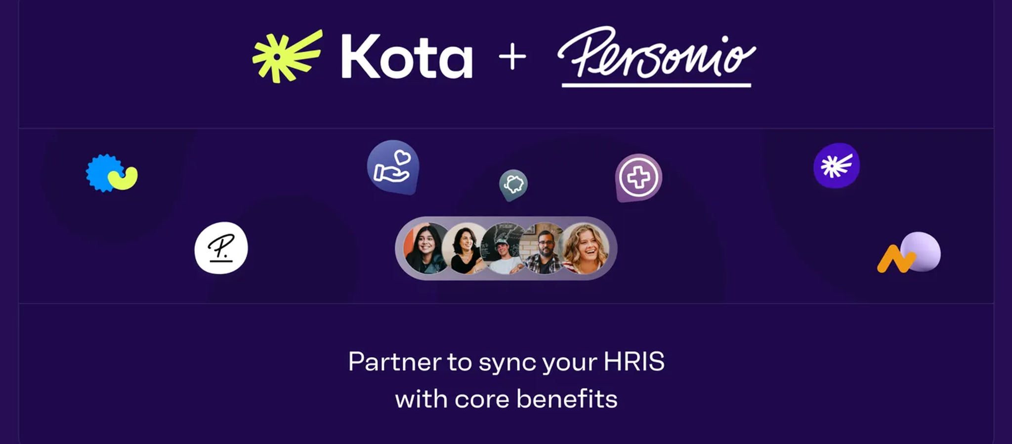 Kota partners with Personio to sync your HRIS with core benefits