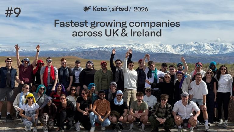 Kota Ranked #9 in Sifted's 2026 UK & Ireland Leaderboard