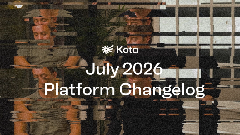 Kota Update July 2026: Total Reward, Automation Rules, Activity Log