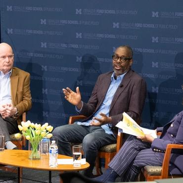 Nolan Finley and Stephen Henderson speak with panelist