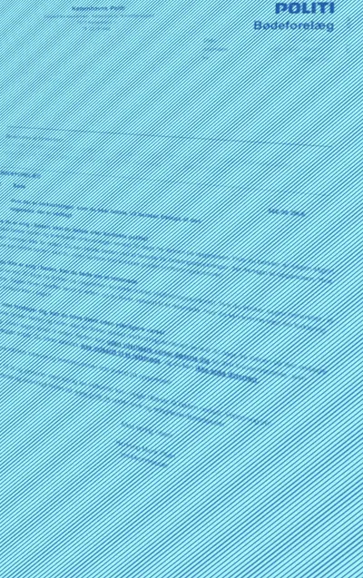 Skærmbillede af post fra Politiet