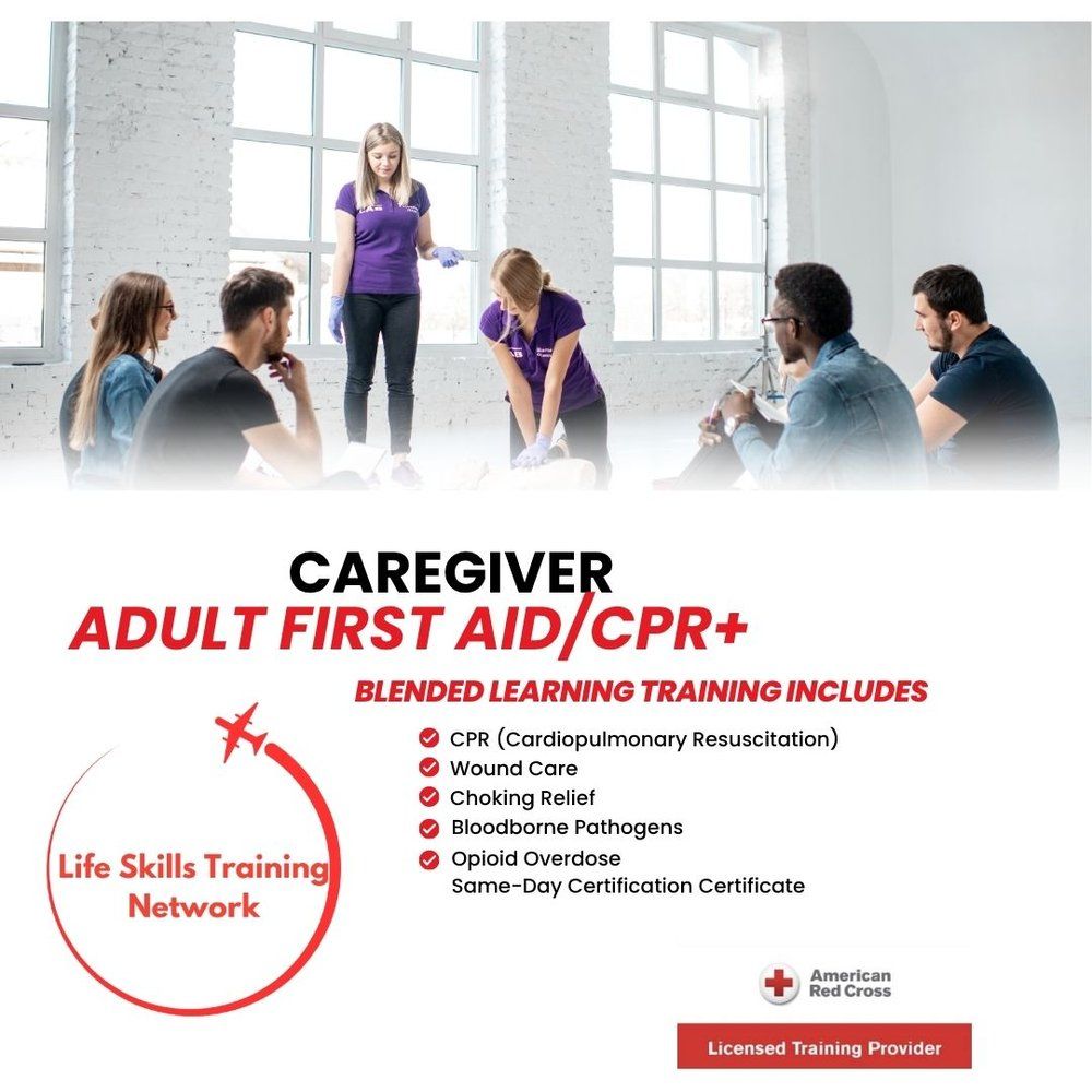 Care Giver Adult First Aid/CPR+