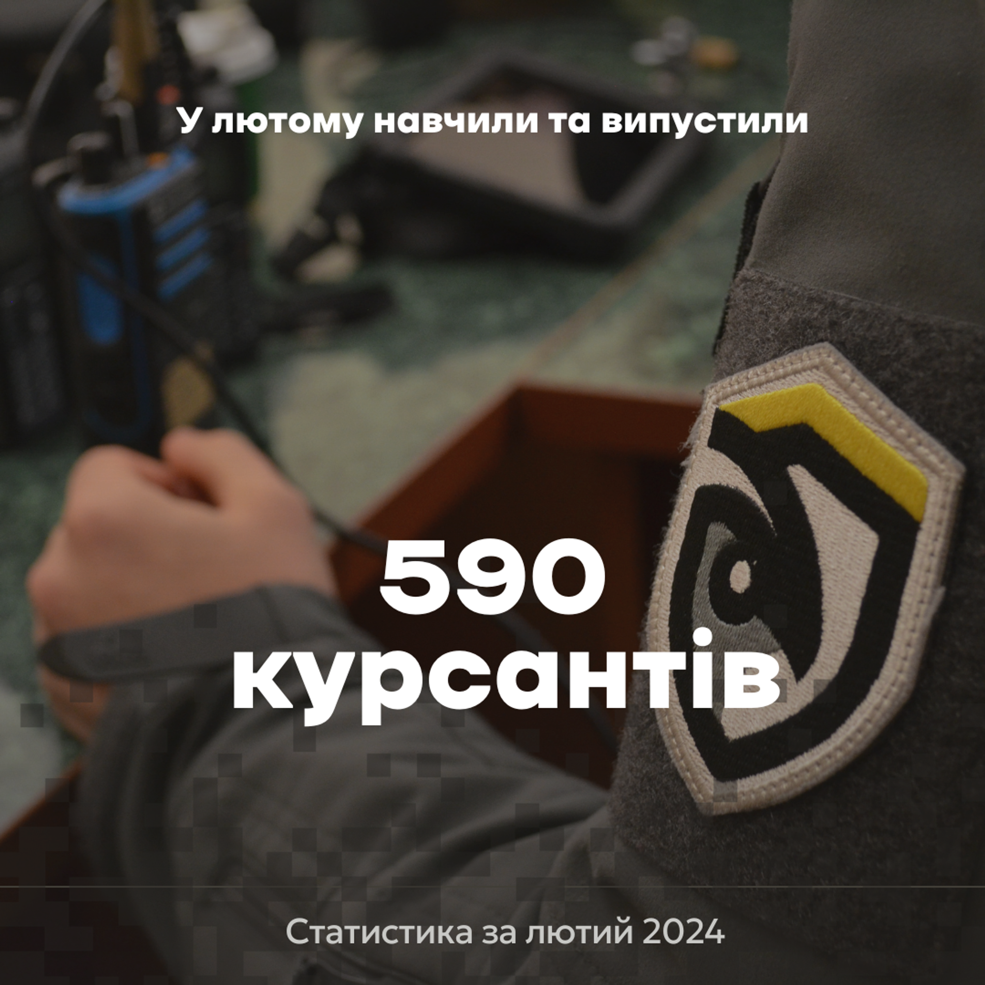 Звіт Військової школи «Боривітер» за лютий 2024 року
