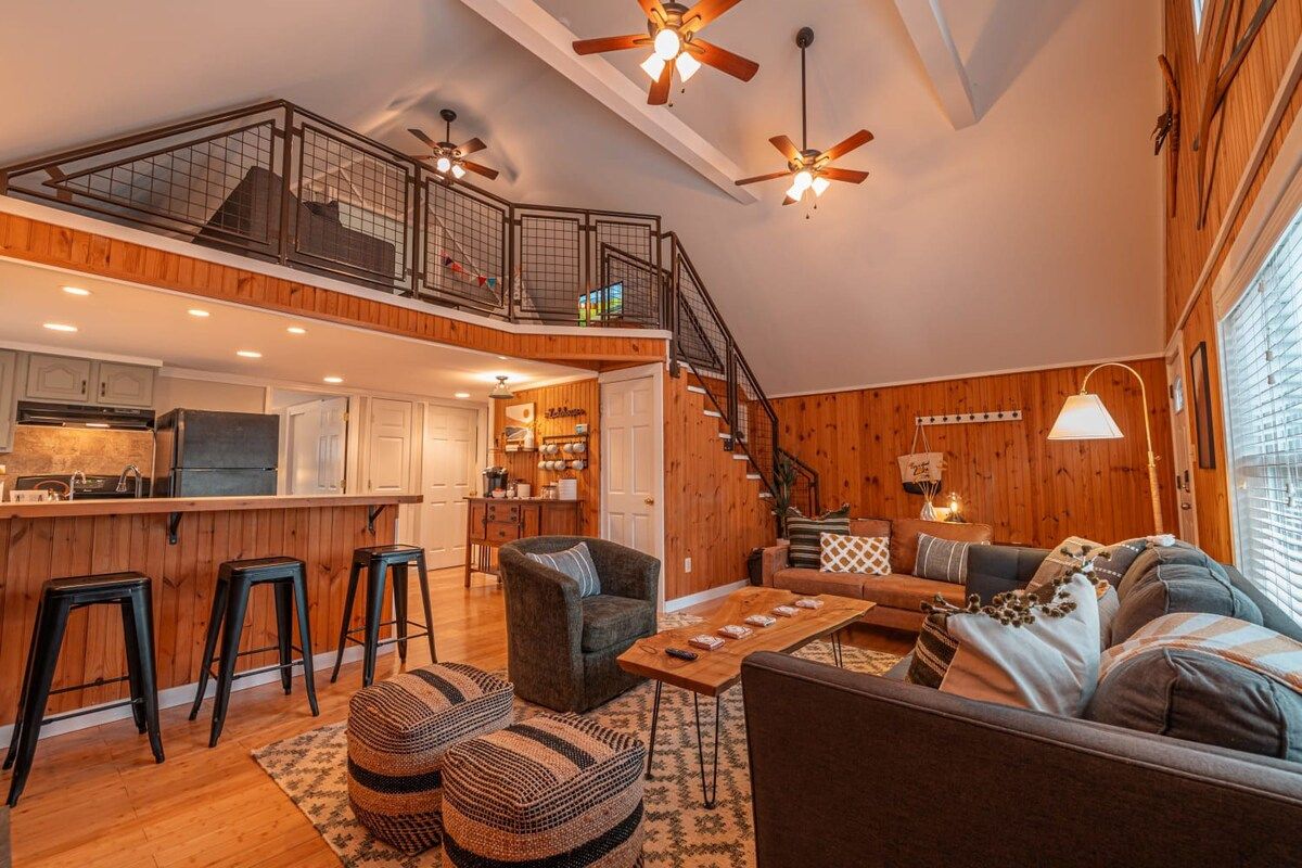 Cozy open kitchen