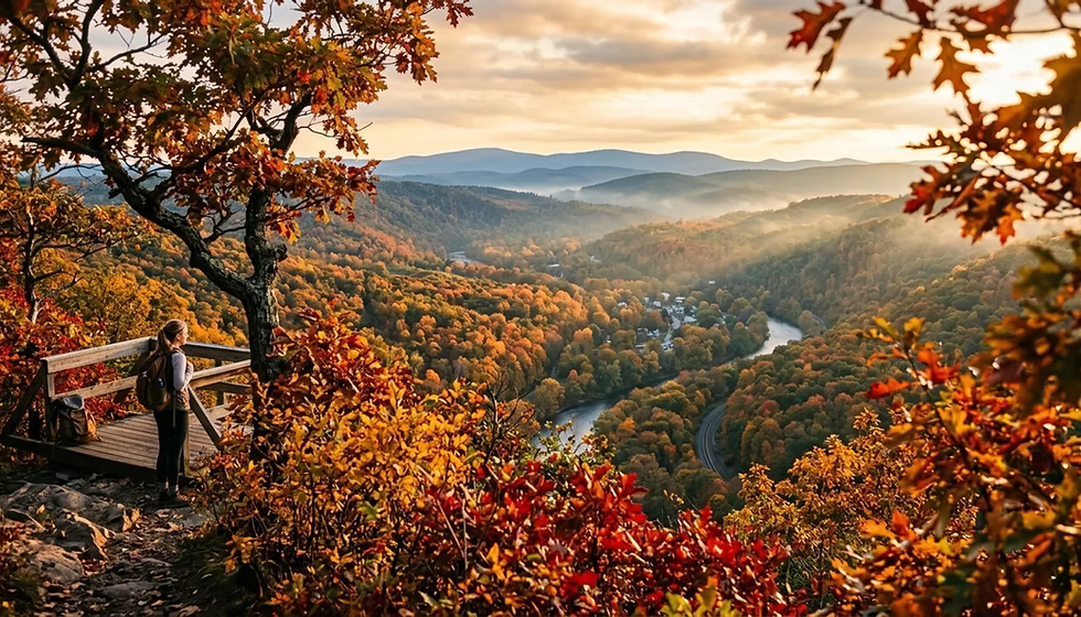 Poconos Fall Foliage Forecast 2026 🍂