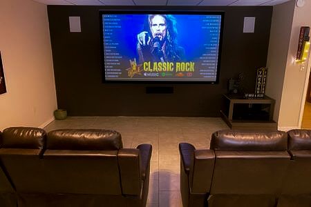 Cozy home theater