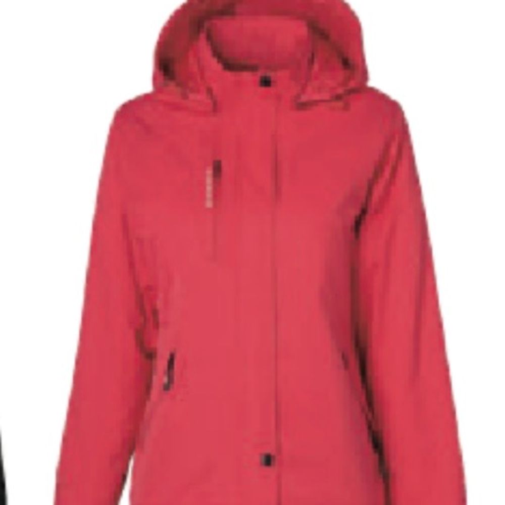 防水透氣鋪棉外套 西瓜紅 女版