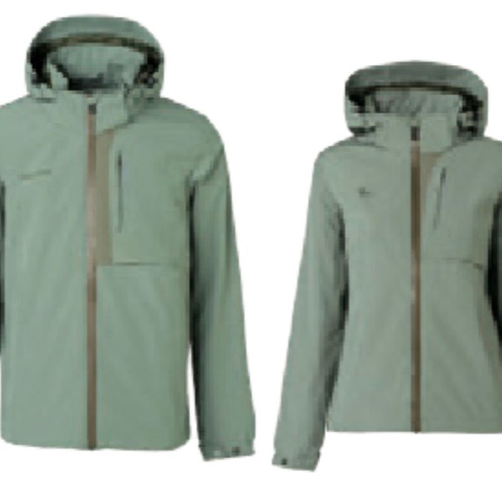 防水透氣絨裡外套 薄荷綠 男版/女版