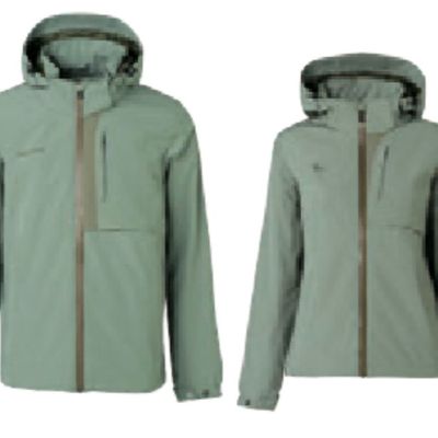 防水透氣絨裡外套 薄荷綠 男版/女版