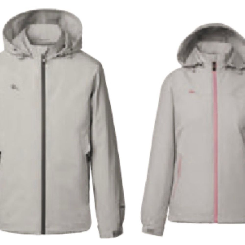 防水透氣網裡外套 淺灰色 男版/女版