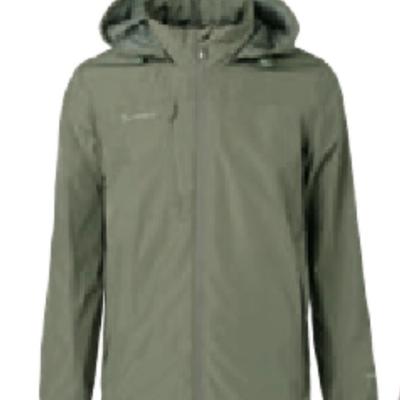 防水透氣刷毛外套 綠卡其