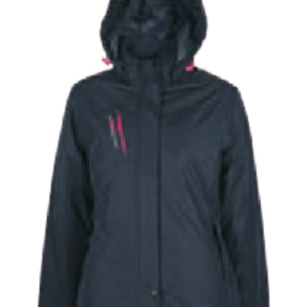 防水透氣鋪棉外套 深藍 女版