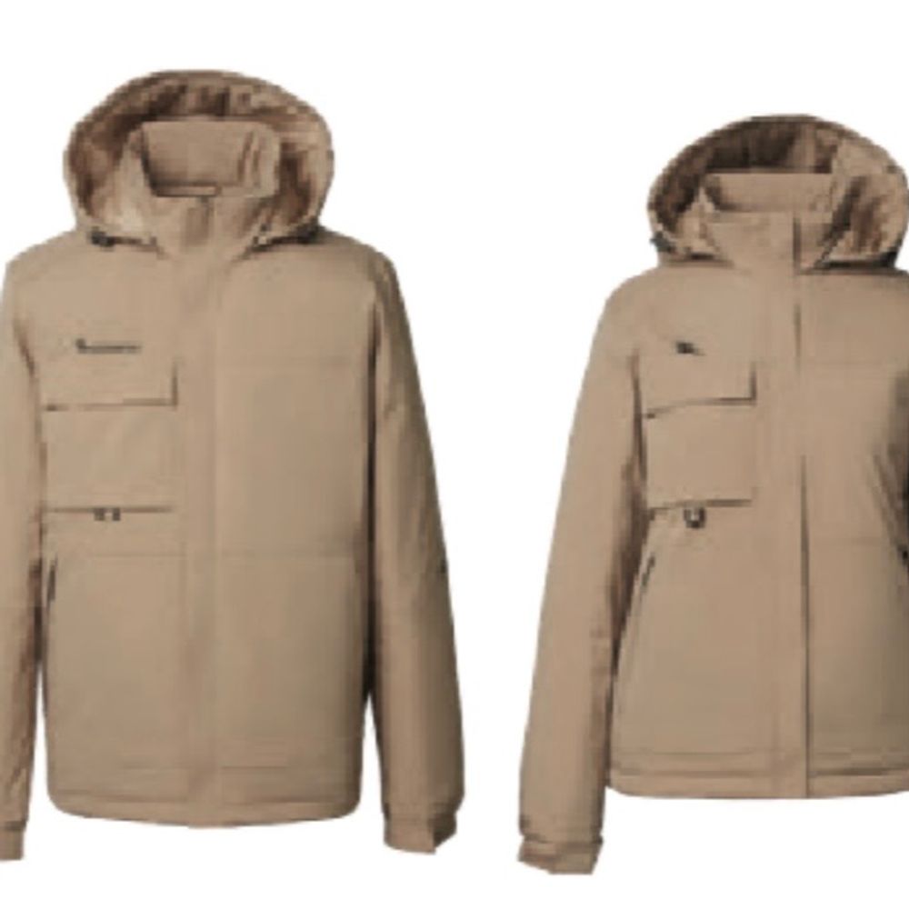 防水透氣鋪棉外套 卡其棕 男版/女版