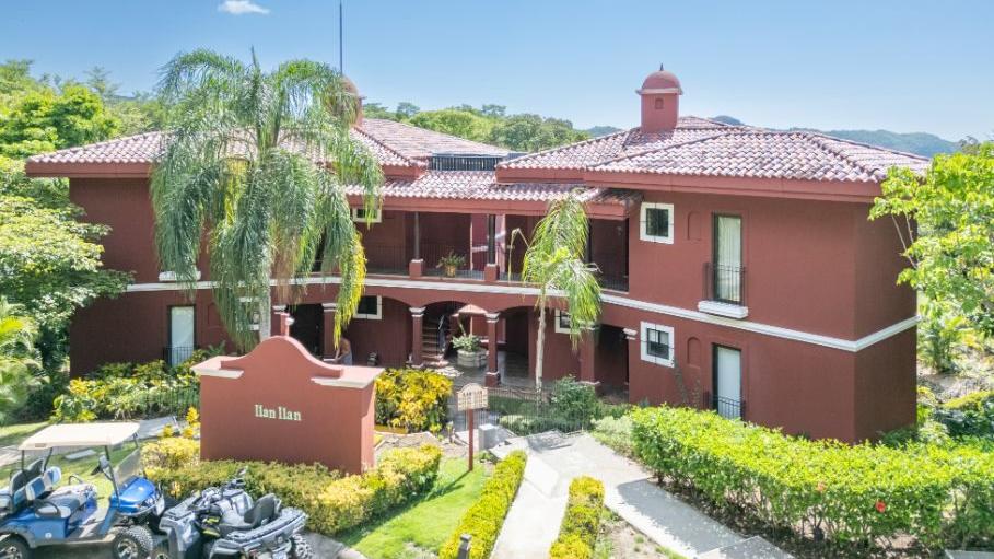 Bougainvillea building exterior with gardens – Bougainvillea 9203, Reserva Conchal, Guanacaste, Costa Rica