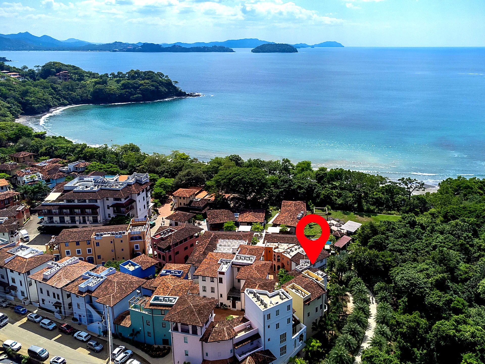 Casa Alegria aerial location