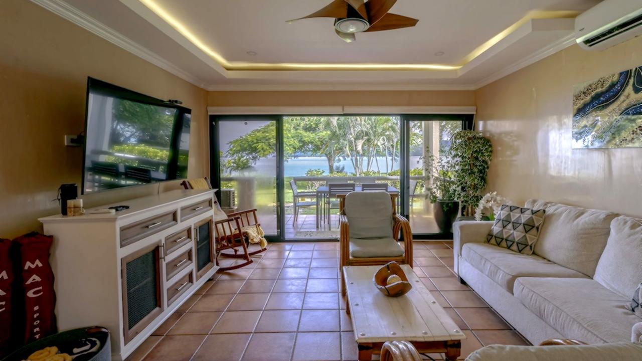 Flamingo Marina Cove 606 living room terrace doors