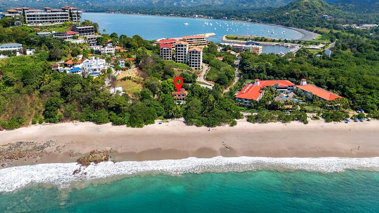 Villa Margarita aerial coastline location