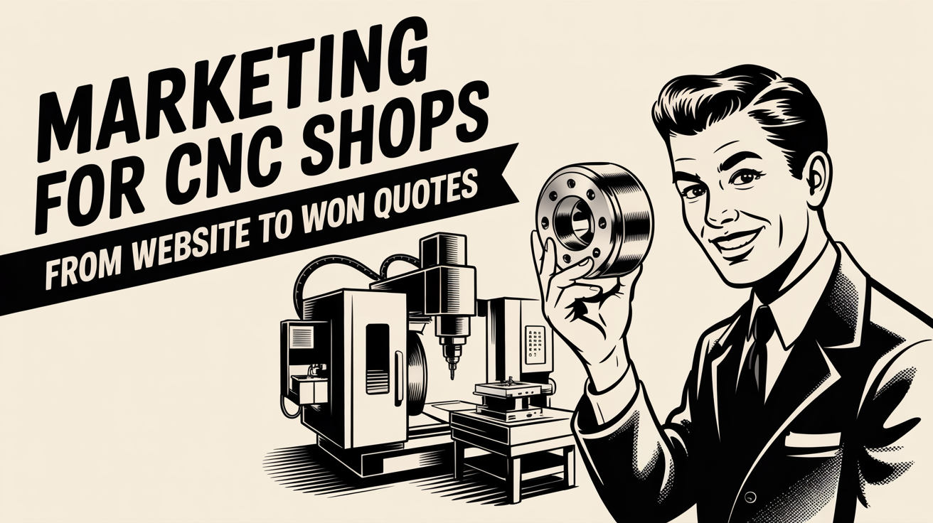 Marketing for CNC Machine Shops: From Website to Won Quotes