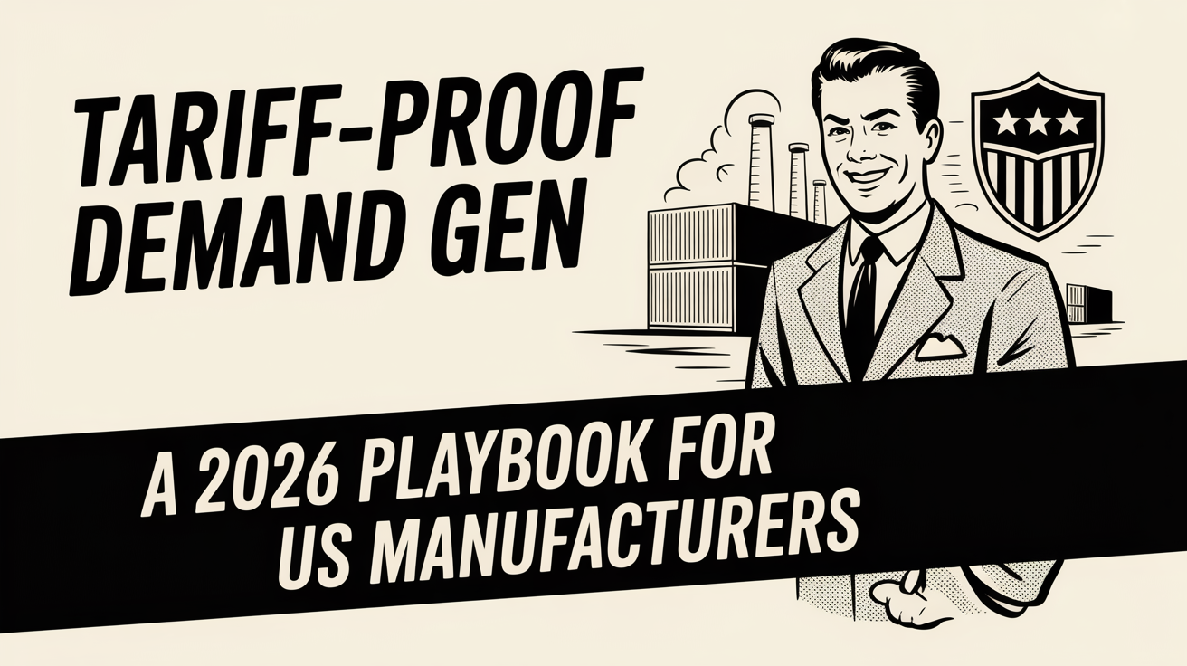 Tariff-Proof Demand Generation: A 2026 Playbook for US Manufacturers