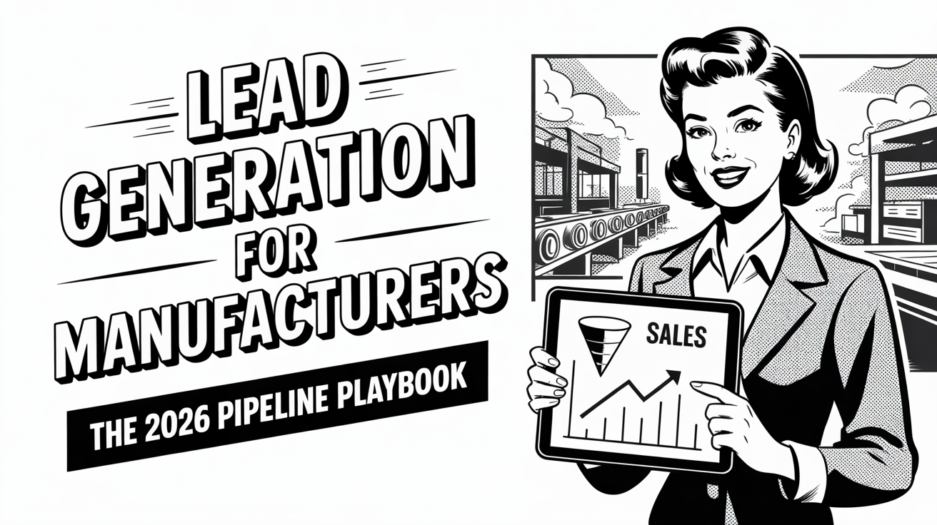 Lead Generation for Manufacturers: The 2026 Pipeline Playbook