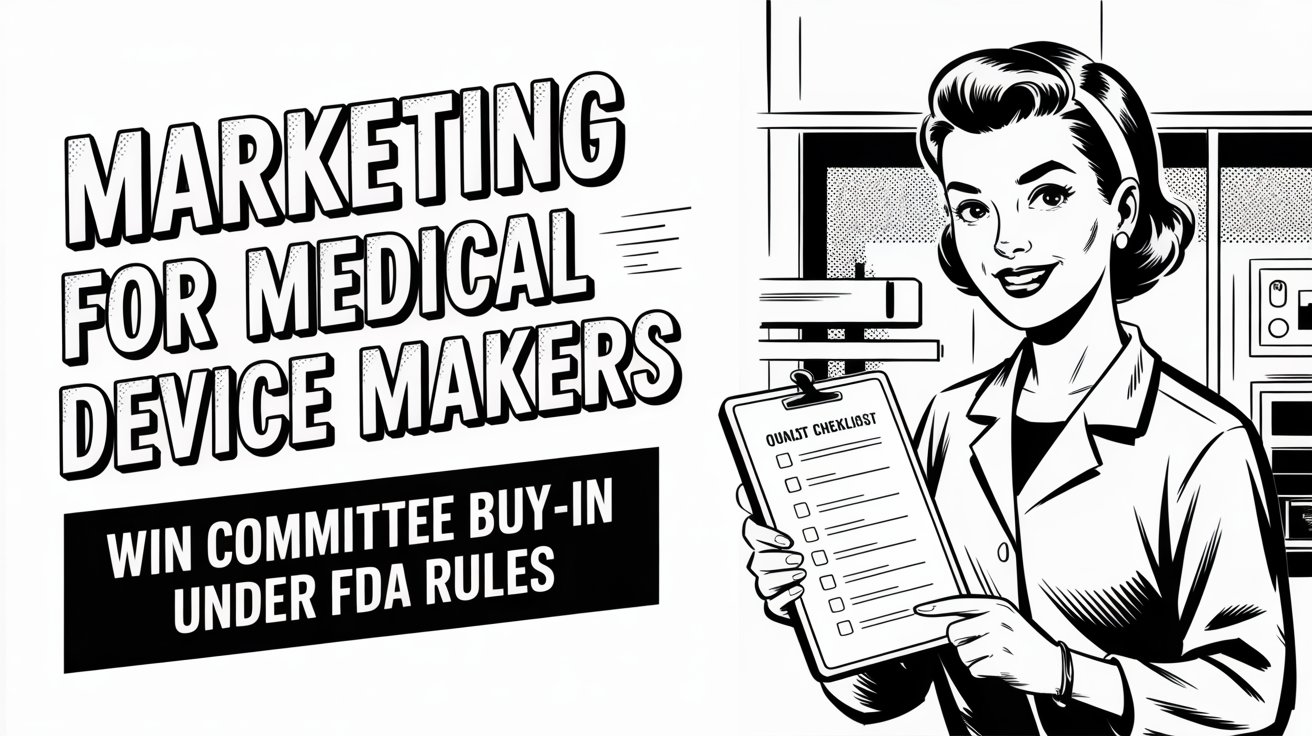 Marketing for Medical Device Manufacturers: Winning Committee Buy-In Under FDA Constraints