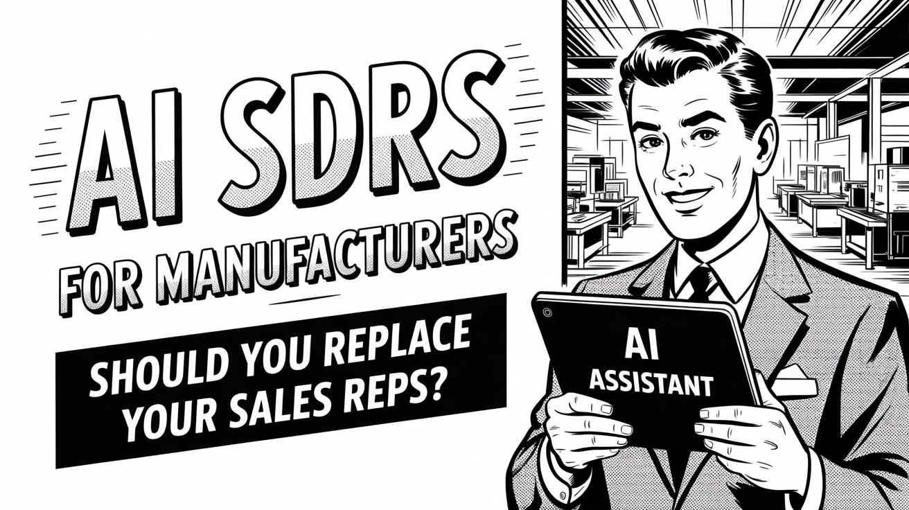 AI SDRs for Manufacturers: Should You Replace Your Sales Reps in 2026?