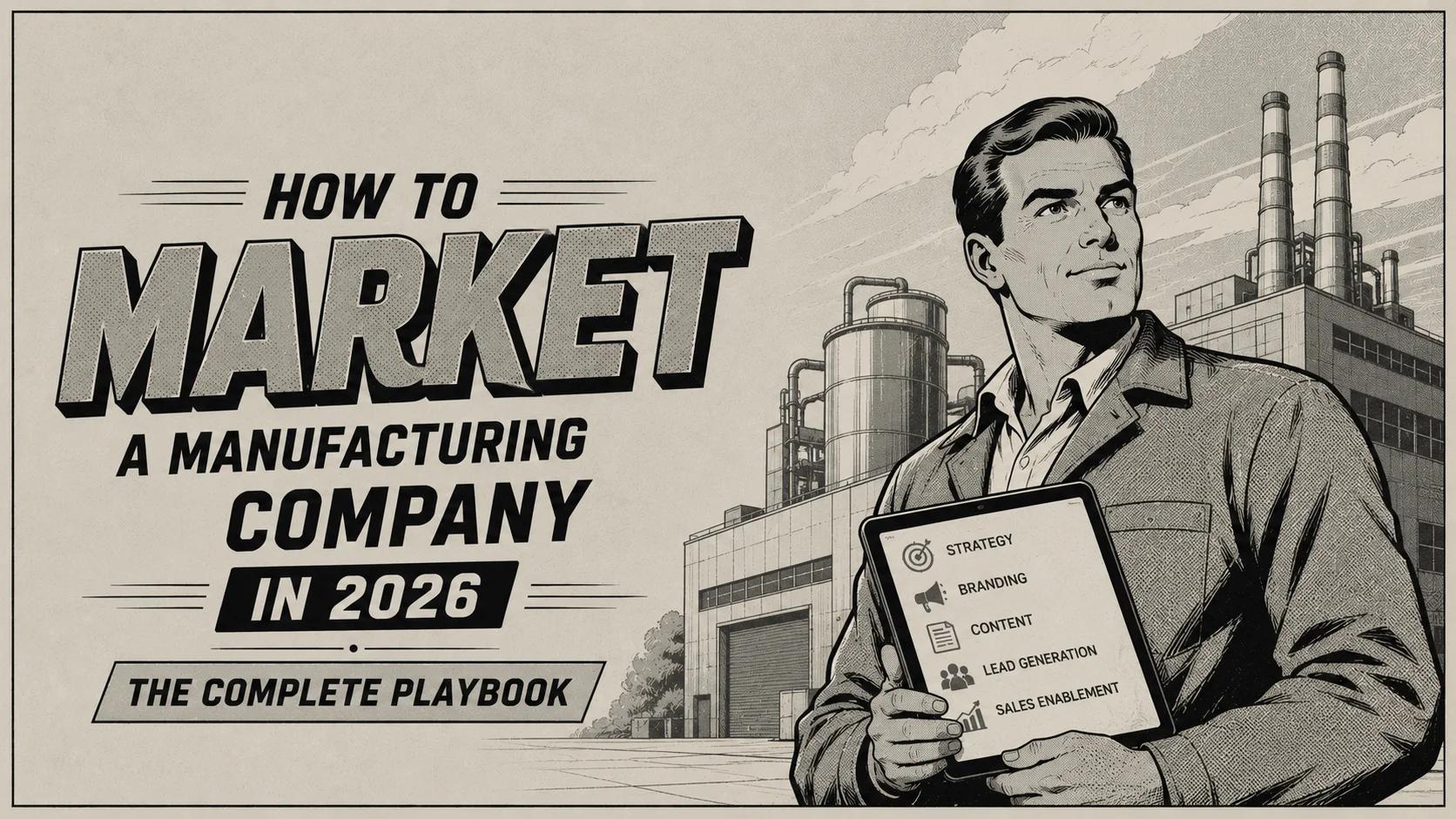 How to Market a Manufacturing Company in 2026: The Complete Playbook