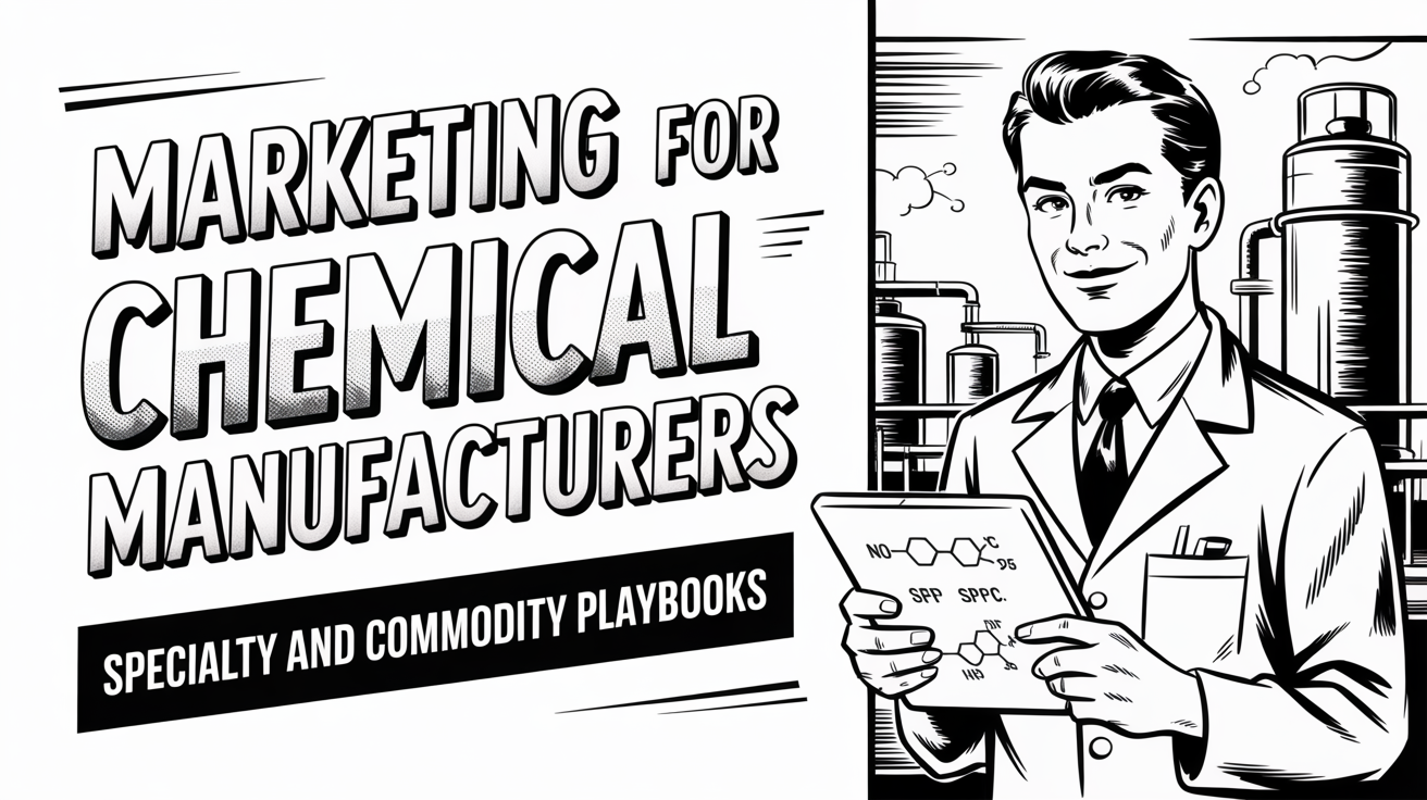 Marketing for Chemical Manufacturers: A B2B Playbook for Specialty and Commodity Chemicals